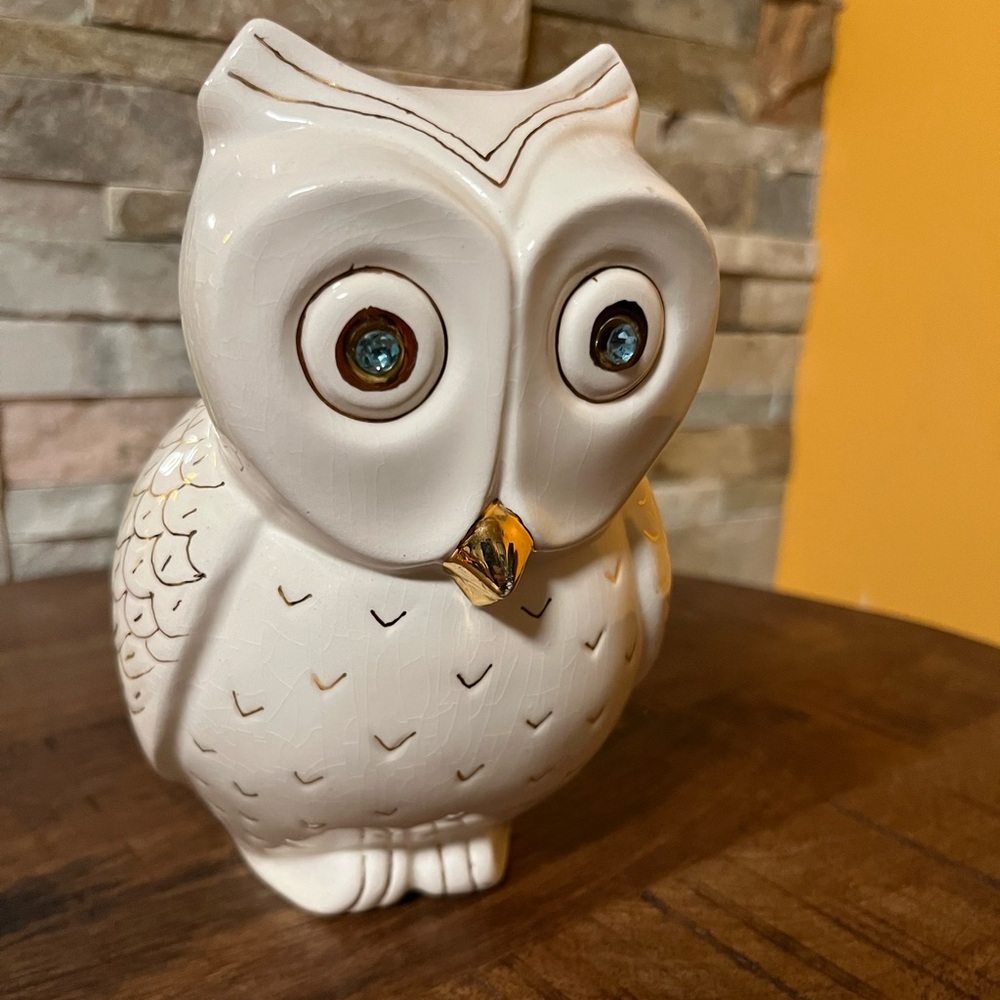 Vintage Roselane Sparkler Owl Figurine